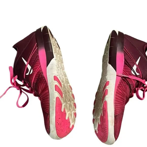 Nike Maroon and Pink Athletic Shoes Nike free size 9 excellent condition - Picture 2 of 4